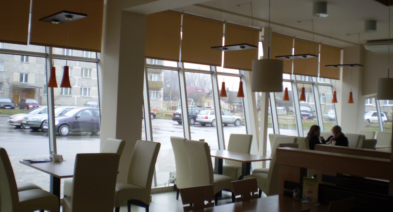 Café in the supermarket “Mego”
